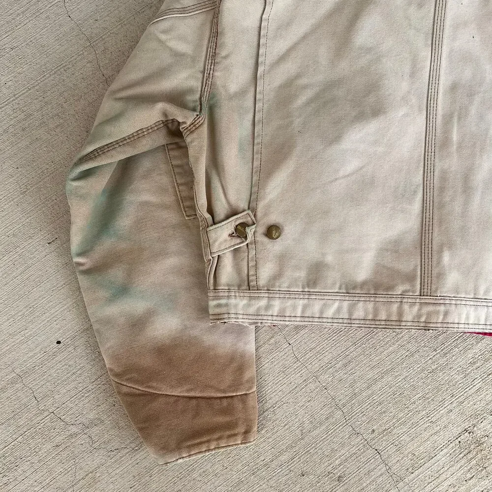 Carhartt brown cropped Detroit style work wear jacket